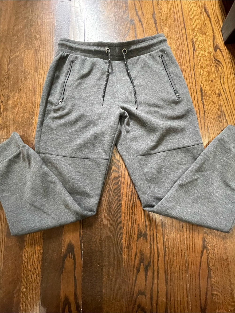 Aeropostale Grey Jogger Sweatpants with Zipper Pockets size S
